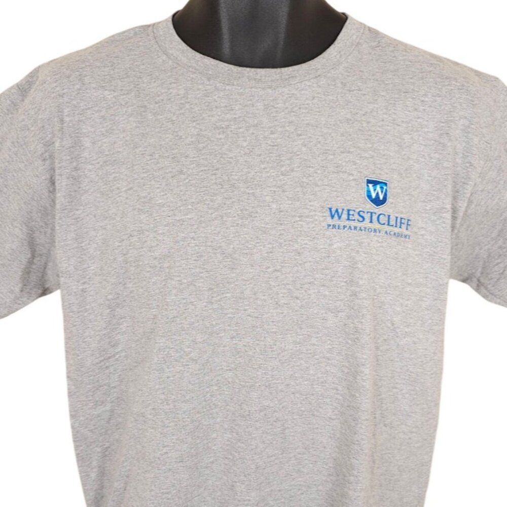 Westcliff Prep T Shirt Mens Size Medium Gray Preparatory Academy California